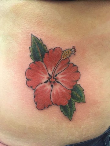 Hibiscus Tattoo  - Lahaina, Maui