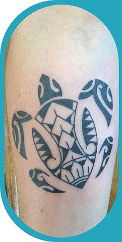 Turtle tattoo - Lahaina, Maui