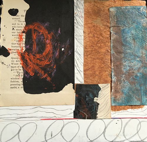 mixed media, collage, contemporary art,painting