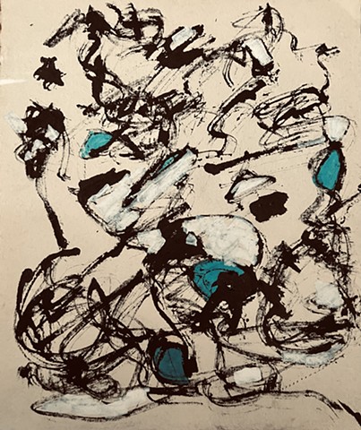 Blue abstract no 1
