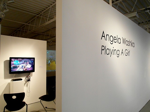 Playing A Girl, installation view