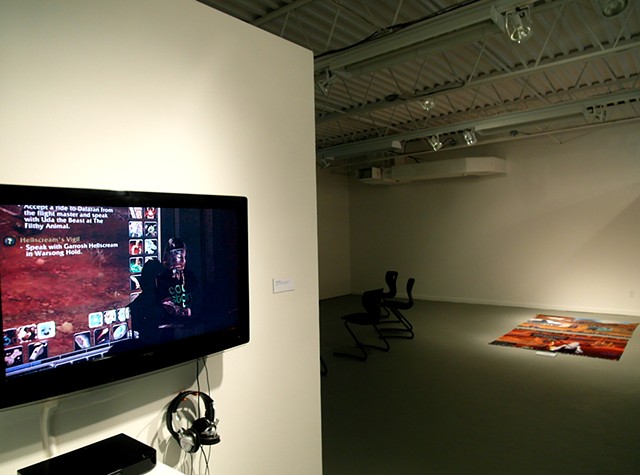 Playing A Girl, installation view