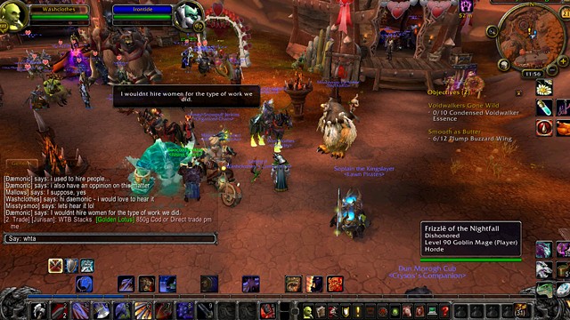 The Council on Gender Sensitivity and Behavioral Awareness in World of Warcraft
