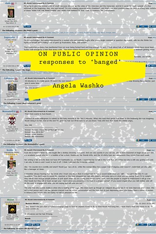 On Public Opinion: Responses to BANGed