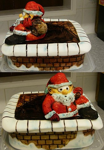 Santa cake 2010
