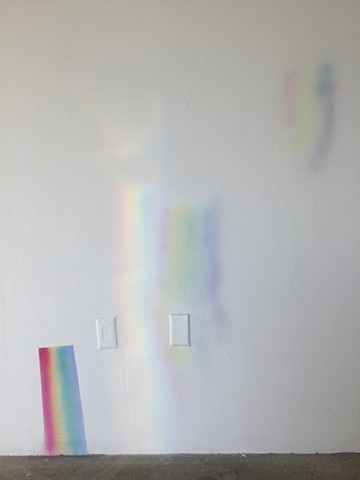 Installation View 3 (detail with sunlight)