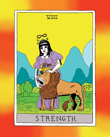 Scorpio Venus Rising #3 Strength Card