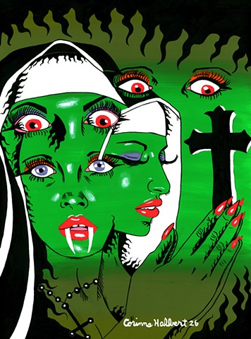 Omen of a Psychic Nun