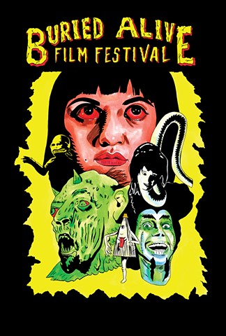 Buried Alive Film Festival 2023 event poster