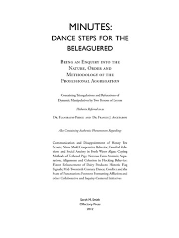Title page to Dance Steps for the Beleaguered