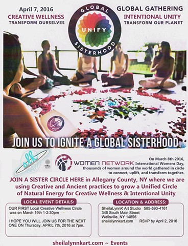 Sister Circle, Global Sisterhood, Wellness, Allegany County NY, Wellsville NY 