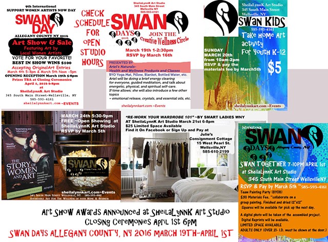 SWAN DAY 2016 Allegany County NY Art Show & Sale 
