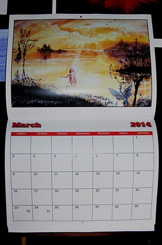 fine art calendars, sheilalynnk art studio calendars