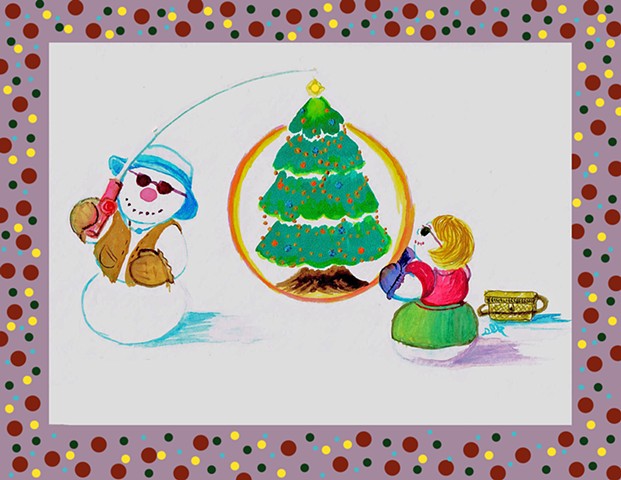 Christmas Cards, Fine Art Christmas Cards, Watercolor Christmas Cards, Wholesale Christmas Cards