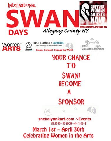 SWAN Day, Women Arts, Statera Arts, Allegany County NY, Wellsville NY 