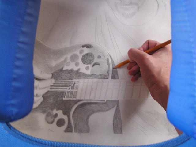 Drawing Conceptual Portrait: 
Greenwood Ovation