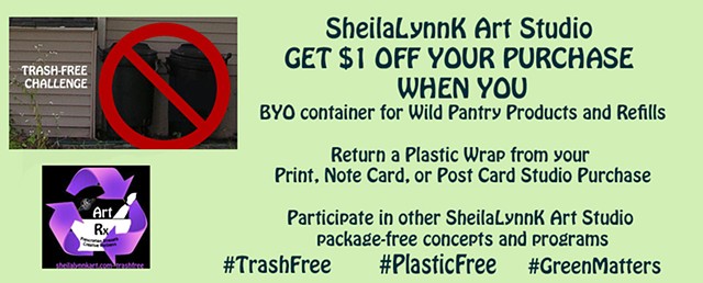 Trash Free, Green Matters, Plastic Free 