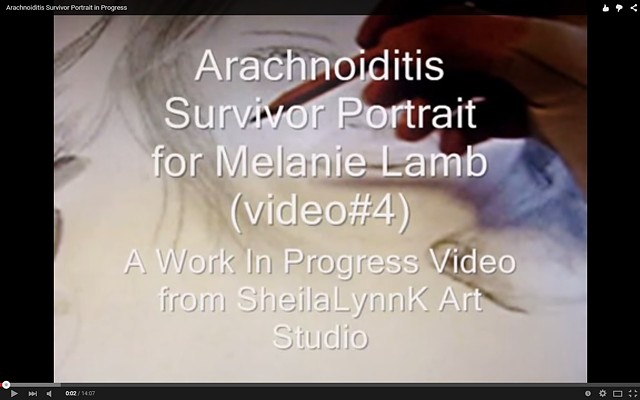 Survivor Portrait In Progress for Melanie Lamb Video #4 