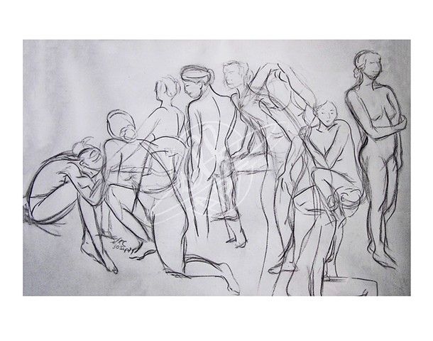 Gesture Study No.8 poster print