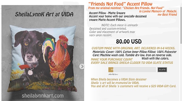art pillows, art WellsvilleNY, Black Lab Art, Chicken Art, Rooster Art, Rooster Pillow