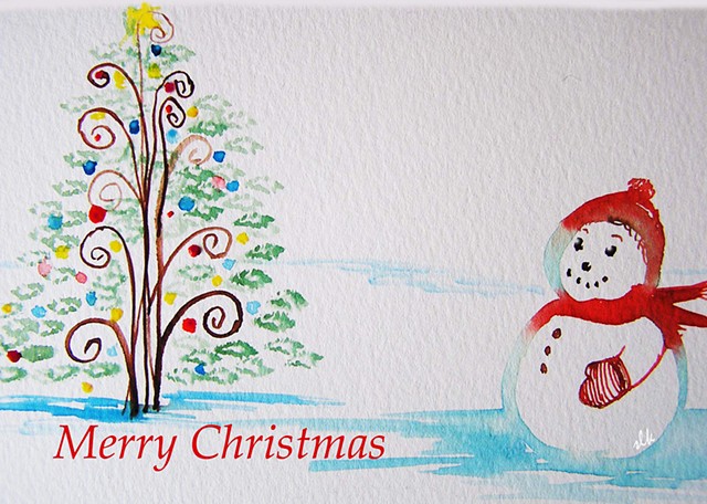 Winter Cards, Holiday Cards, Fine Art cards