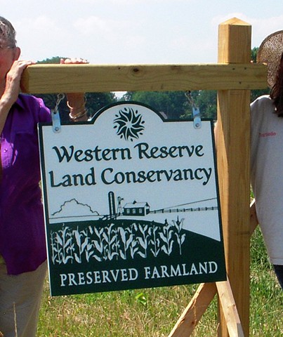 Western Reserve Land Conservancy: Preserved Land Signs