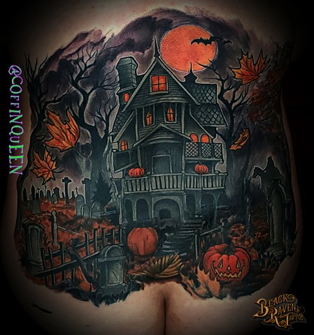 Haunted house cover up