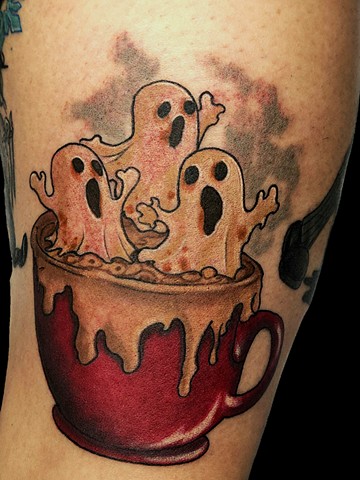 spooky hot cocoa