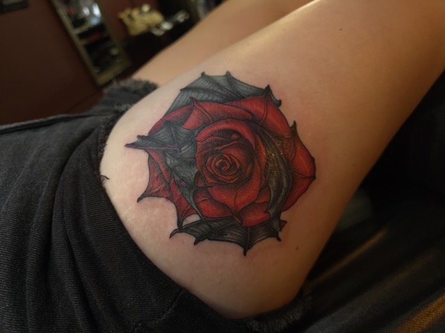 bat wing rose