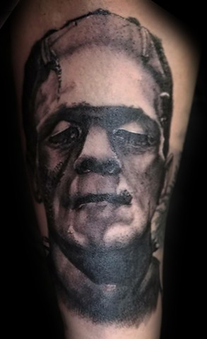Frankenstein's Monster by Tiffany Garcia Torrance Tattoo Artist