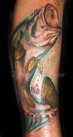 Big Catch by Tiffany Garcia Female Tattoo Artist located in Long Beach, Orange County, LA, Huntington Beach, Carson, Palos Verdes, Los Angeles, West Hollywood, Pacific Coast Highway and surrounding areas in Southern California.