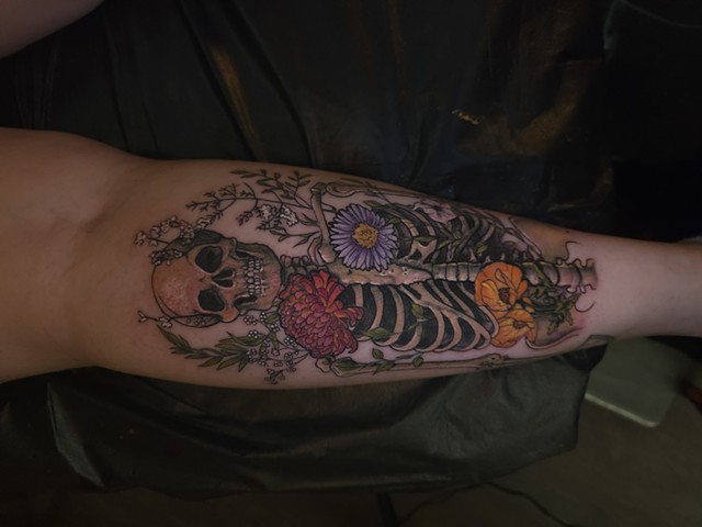 romance skeleton gothic 