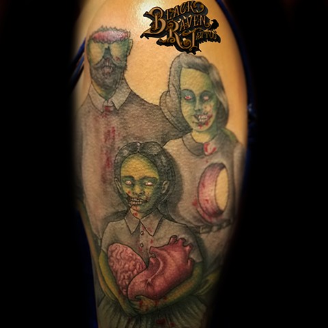 zombie family by Tiffany Garcia