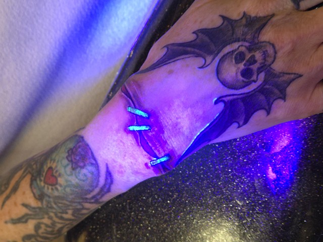 UV Ink stitches