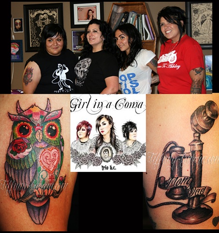 Girl in a Coma with Tiffany Garcia Female Tattoo Artist located in Long Beach, Orange County, LA, Huntington Beach, Carson, Palos Verdes, Los Angeles, West Hollywood, Pacific Coast Highway and surrounding areas in Southern California.