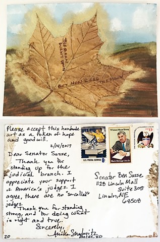 Smulovitz, Handmade Postcards of Hope: Postcard 20