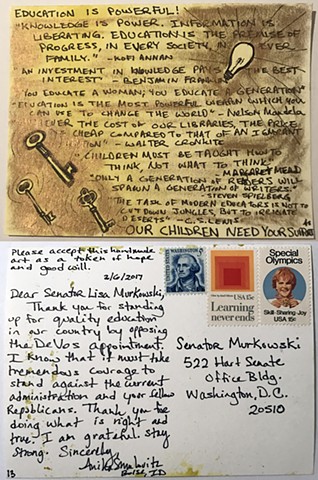 Smulovitz, Handmade Postcards of Hope: Postcard 13