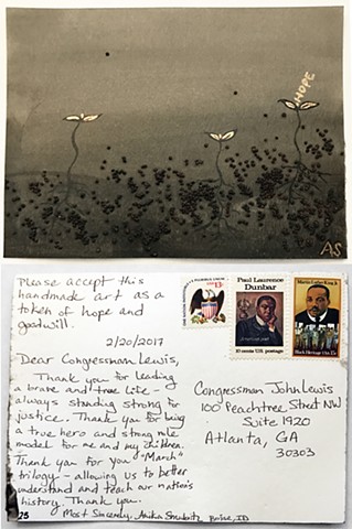 Smulovitz, Handmade Postcards of Hope: Postcard 25
