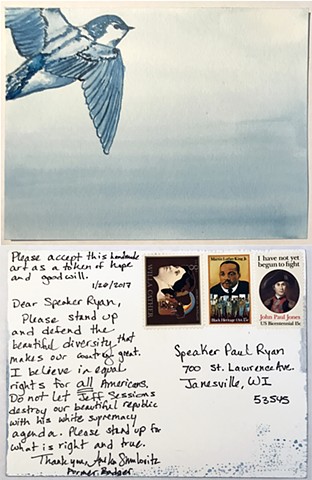 Smulovitz, Handmade Postcards of Hope: Postcard 4