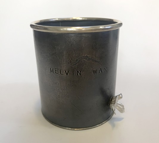 Yahrzeit Candleholder for Melvin Wax
