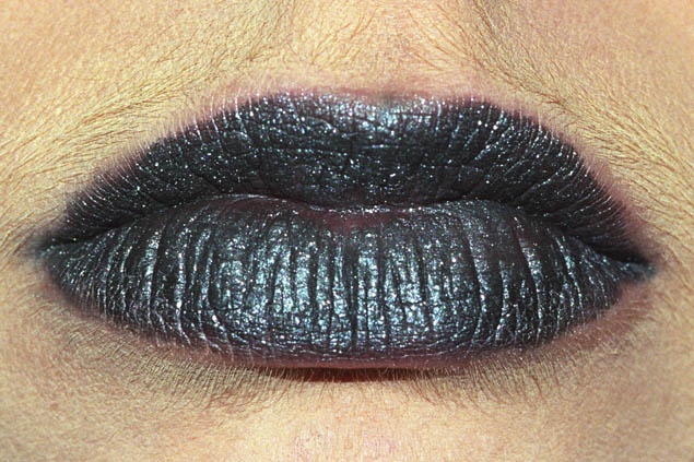 Anika Smulovitz Lips Untitled black