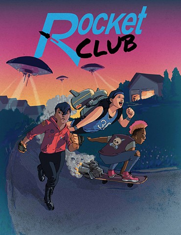 Rocket Club  cover illustration