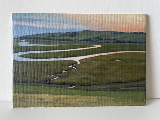 Landscape painting Beachy Head