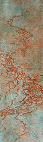 River (Turquoise Orange)