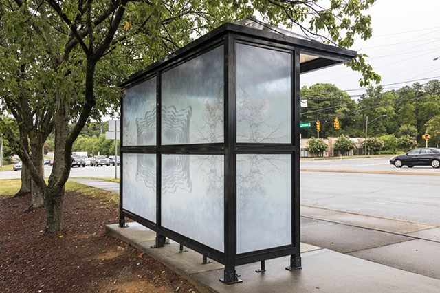 Together Raleigh - Cloud Chambers Bus Stop Wrap