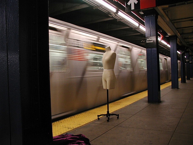 RheaBelle, in the NYC subway.