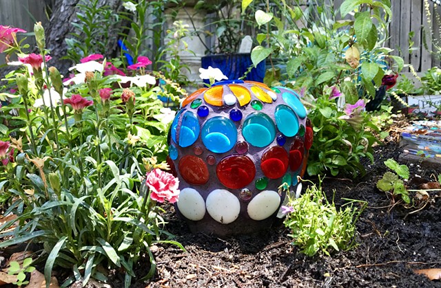 Fun for all ages! Make a Mosaic Garden Sculpture!