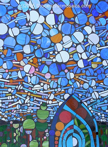 stained glass mosaic