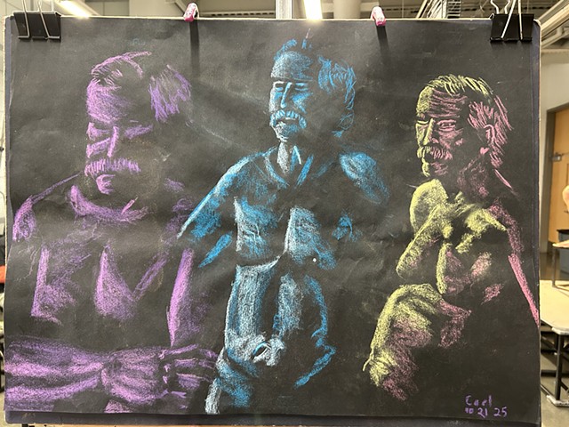 Good night at Tuesday night figure drawing