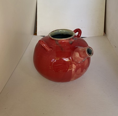 Red Spouted Pot